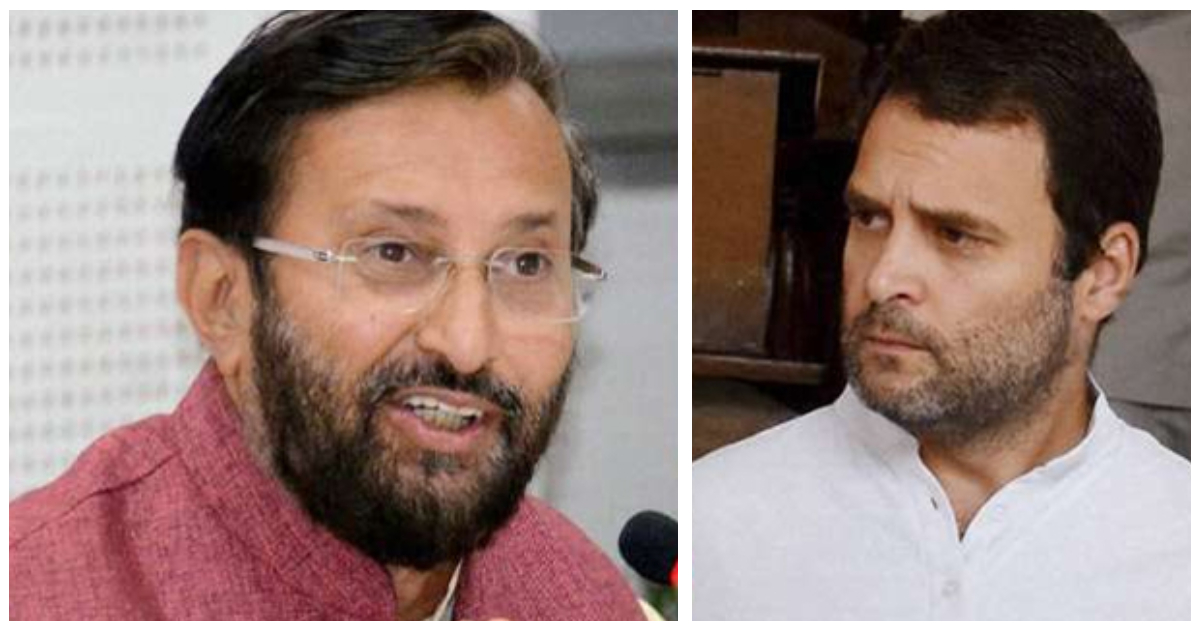 Rahul Gandhi should look after Congress-ruled states first before giving lectures to others: Javadekar